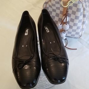 ARA Ballet shoes- black- size 10.5